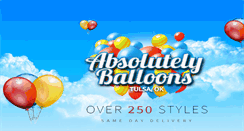 Desktop Screenshot of absolutelyballoonsoftulsa.com